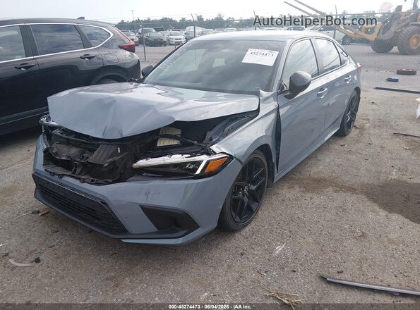 2HGFE2F57PH515238 2023 HONDA CIVIC Light Blue წინა მარცხენა ხედი სამი მეოთხედიდან