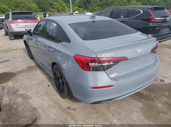 2HGFE2F57PH515238 2023 HONDA CIVIC Light Blue უკანა მარცხენა