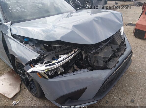 2HGFE2F57PH515238 2023 HONDA CIVIC Light Blue 