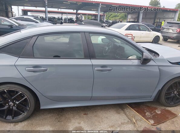2HGFE2F57PH515238 2023 HONDA CIVIC Light Blue უკანა სალონის ხედი