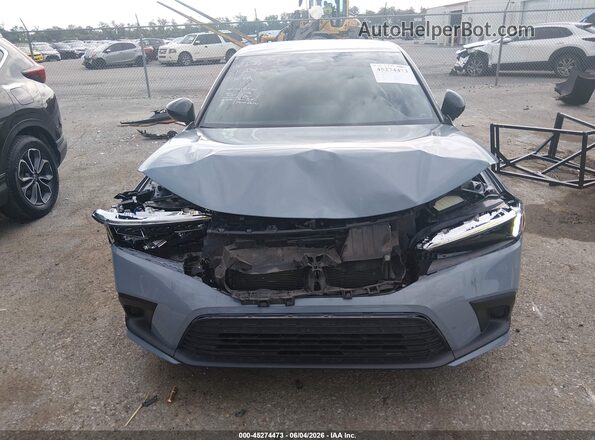 2HGFE2F57PH515238 2023 HONDA CIVIC Light Blue ხელსაწყოთა პანელის ხედი