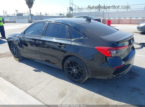 2HGFE2F57PH516096 2023 HONDA CIVIC Black Հետևի ձախ