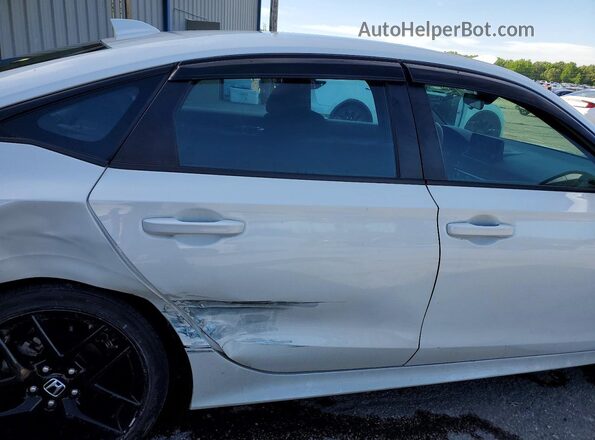 2HGFE2F57PH530774 2023 HONDA CIVIC White უკანა სავარძლების ხედი