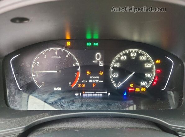 2HGFE2F57RH507188 2024 HONDA CIVIC White Instrument cluster view