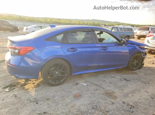 2HGFE2F57RH509779 2024 HONDA CIVIC Синий Задняя правая четверть