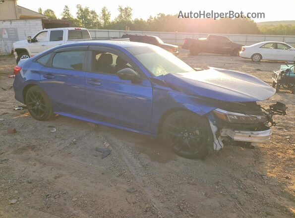 2HGFE2F57RH509779 2024 HONDA CIVIC Синий Передняя правая четверть