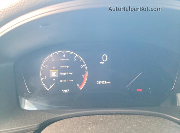 2HGFE2F57RH509779 2024 HONDA CIVIC Синий Вид щитка приборов