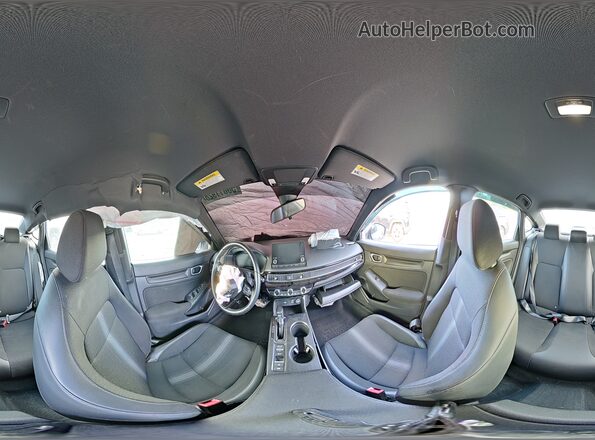 2HGFE2F57RH509779 2024 HONDA CIVIC Синий Вид наклейки с VIN-кодом