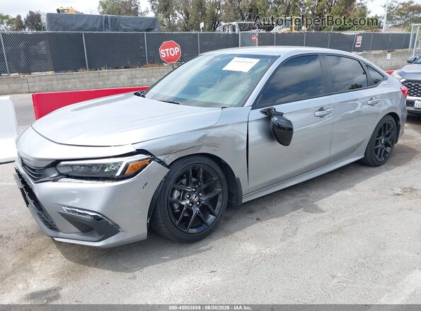 2HGFE2F57RH516456 2024 HONDA CIVIC Gray Vista tres cuartos delantera izquierda