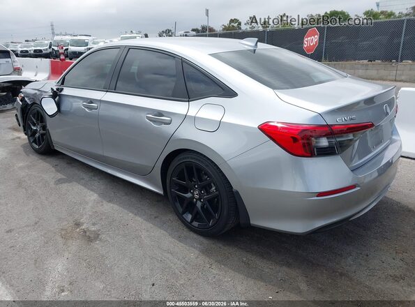 2HGFE2F57RH516456 2024 HONDA CIVIC Gray Trasero izquierdo
