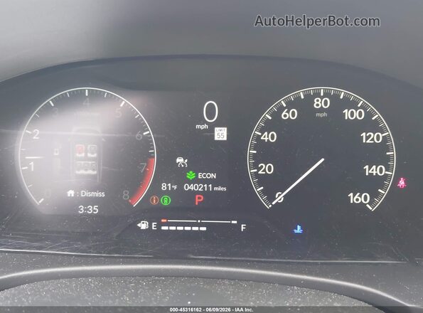 2HGFE2F57RH548551 2024 HONDA CIVIC Gray Widok tylnych siedzeń