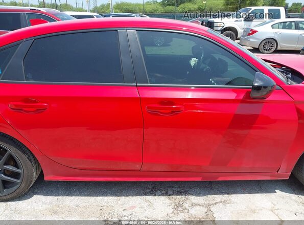 2HGFE2F57RH551501 2024 HONDA CIVIC Красный Вид задней части салона