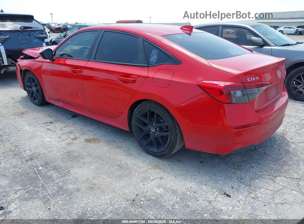 2HGFE2F57RH551501 2024 HONDA CIVIC Красный Задняя левая четверть