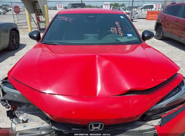 2HGFE2F57RH551501 2024 HONDA CIVIC Красный Вид щитка приборов