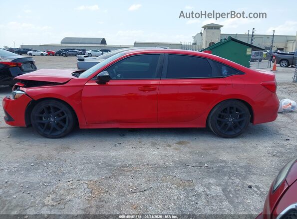 2HGFE2F57RH551501 2024 HONDA CIVIC Красный Панорамный вид салона 360°