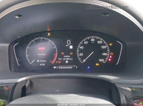 2HGFE2F57RH588256 2024 HONDA CIVIC Gray უკანა სავარძლების ხედი