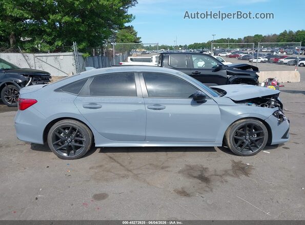 2HGFE2F57RH588256 2024 HONDA CIVIC Gray უკანა სალონის ხედი