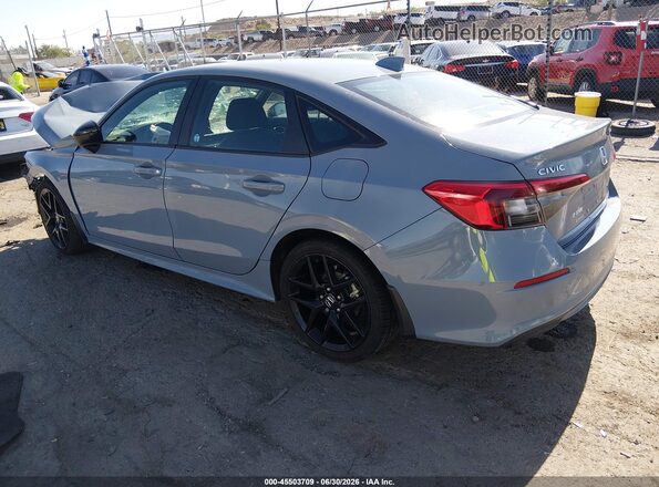 2HGFE2F57RH591206 2024 HONDA CIVIC Серый Задняя левая четверть