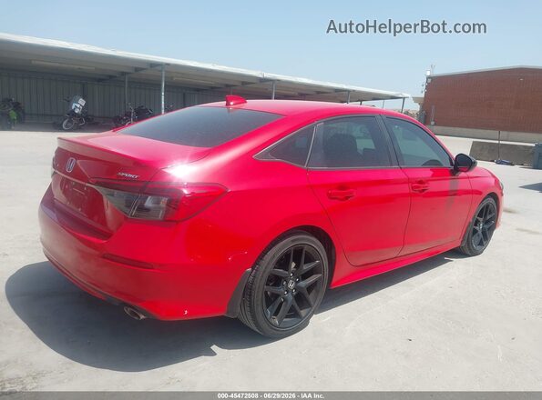 2HGFE2F57RH591836 2024 HONDA CIVIC Red Trasero derecho