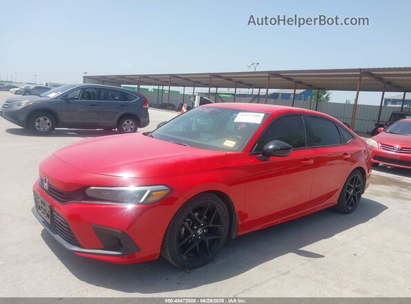 2HGFE2F57RH591836 2024 HONDA CIVIC Red Vista tres cuartos delantera izquierda