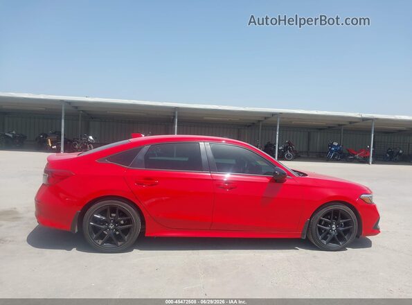 2HGFE2F57RH591836 2024 HONDA CIVIC Red Vista del cuadro de instrumentos