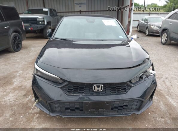 2HGFE2F57SH529777 2025 HONDA CIVIC Black Vista del cuadro de instrumentos