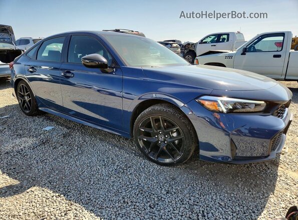 2HGFE2F57SH546160 2025 HONDA CIVIC Blue Przód prawy