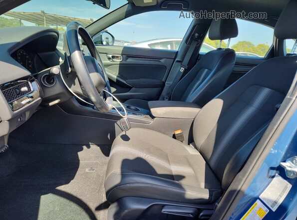 2HGFE2F57SH546160 2025 HONDA CIVIC Blue Widok wnętrza z przodu