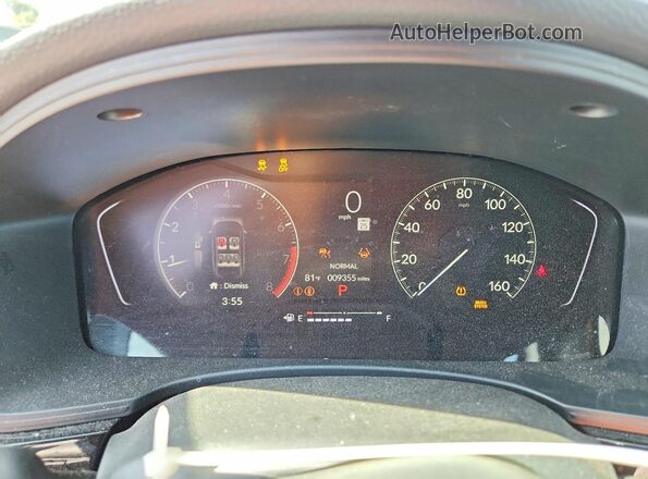 2HGFE2F57SH546160 2025 HONDA CIVIC Blue Widok zestawu wskaźników