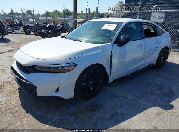 2HGFE2F57SH591082 2025 HONDA CIVIC White Vista tres cuartos delantera izquierda
