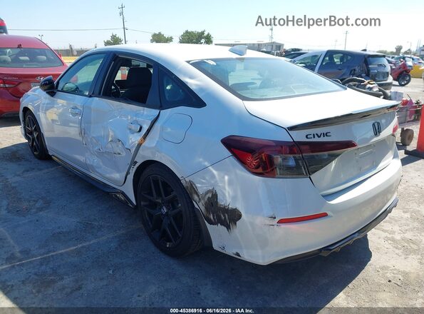 2HGFE2F57SH591082 2025 HONDA CIVIC White Trasero izquierdo