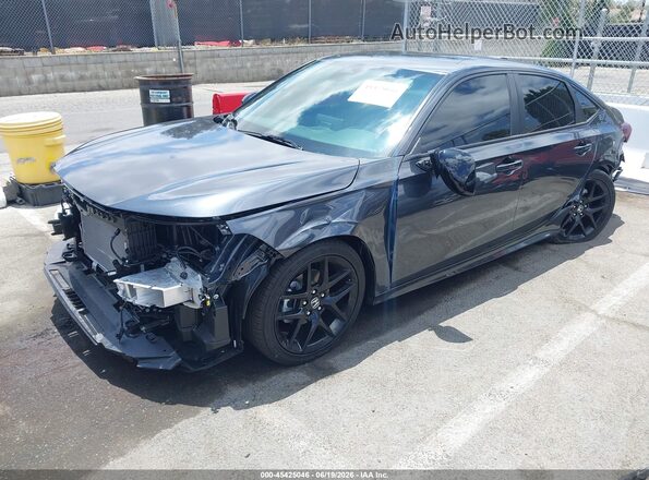 2HGFE2F57TH576373 2026 HONDA CIVIC Gray წინა მარცხენა ხედი სამი მეოთხედიდან