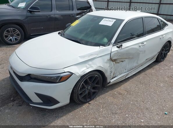 2HGFE2F58NH502513 2022 HONDA CIVIC White წინა ხედი
