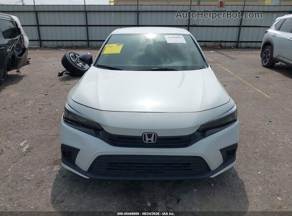 2HGFE2F58NH502513 2022 HONDA CIVIC White ხელსაწყოთა პანელის ხედი