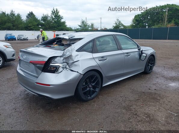 2HGFE2F58NH527475 2022 HONDA CIVIC Silver Tył prawy