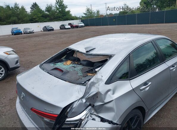 2HGFE2F58NH527475 2022 HONDA CIVIC Silver Widok z przodu