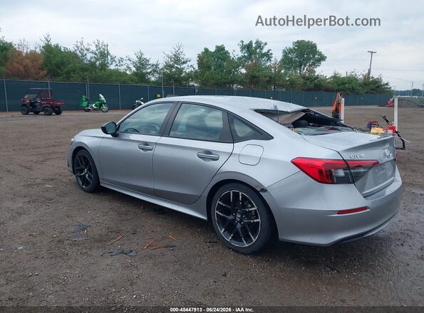 2HGFE2F58NH527475 2022 HONDA CIVIC Silver Tył lewy