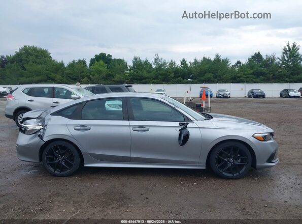 2HGFE2F58NH527475 2022 HONDA CIVIC Silver Widok wnętrza z tyłu
