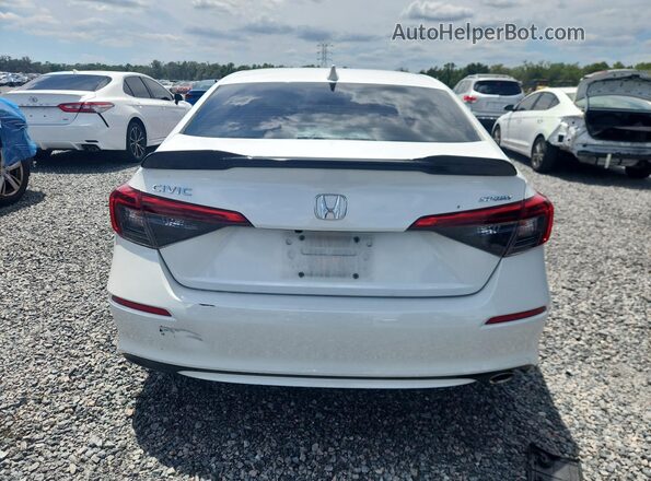 2HGFE2F58NH544907 2022 HONDA CIVIC White Widok z tyłu