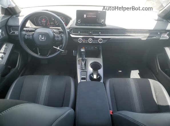 2HGFE2F58NH544907 2022 HONDA CIVIC White Widok deski rozdzielczej