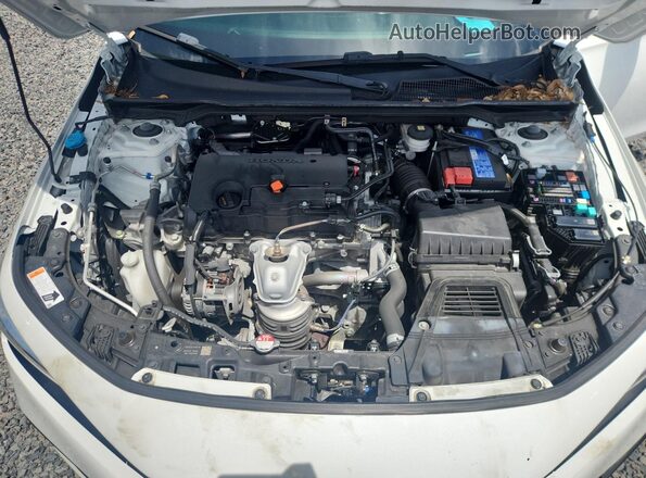 2HGFE2F58NH544907 2022 HONDA CIVIC White Widok wnętrza z tyłu