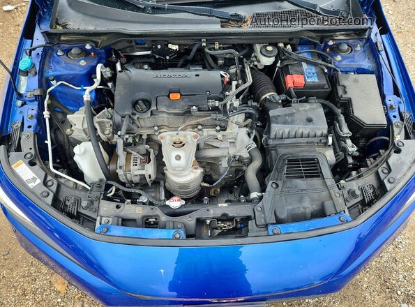 2HGFE2F58NH552067 2022 HONDA CIVIC Blue Սալոնի հետևի տեսք