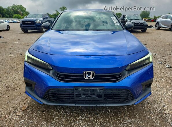 2HGFE2F58NH552067 2022 HONDA CIVIC Blue Դիմացի տեսք