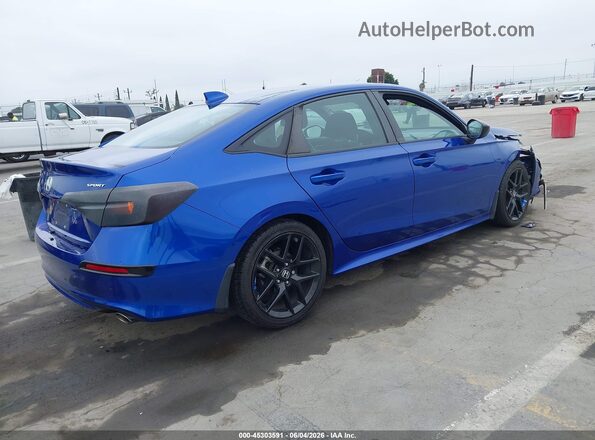 2HGFE2F58NH569595 2022 HONDA CIVIC Blue 