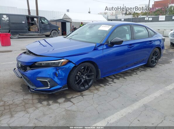 2HGFE2F58NH569595 2022 HONDA CIVIC Blue 