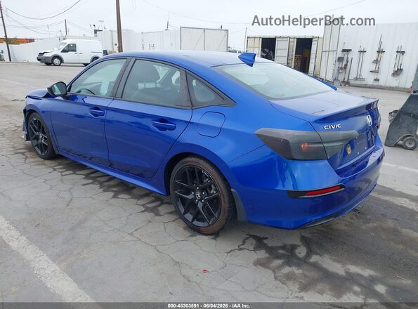 2HGFE2F58NH569595 2022 HONDA CIVIC Blue 