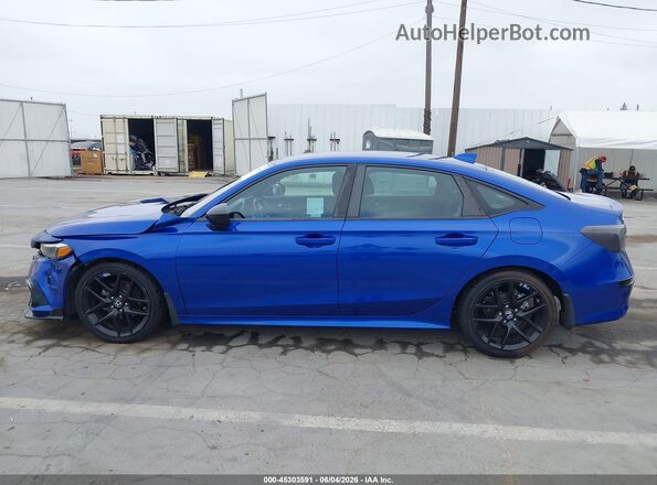 2HGFE2F58NH569595 2022 HONDA CIVIC Blue 