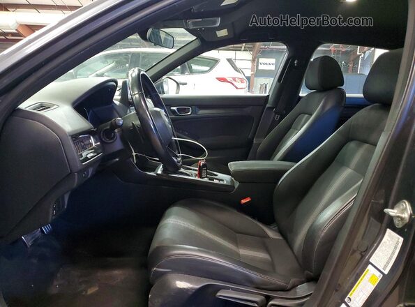 2HGFE2F58NH570312 2022 HONDA CIVIC Gray Front interior view