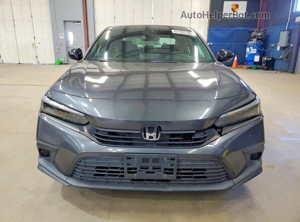 2HGFE2F58NH570312 2022 HONDA CIVIC Gray Front view