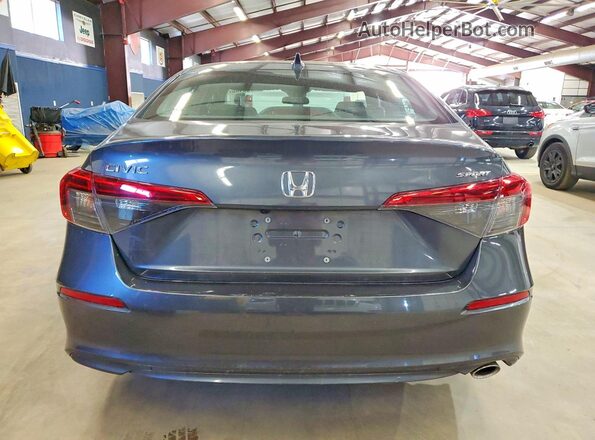 2HGFE2F58NH570312 2022 HONDA CIVIC Gray Rear view